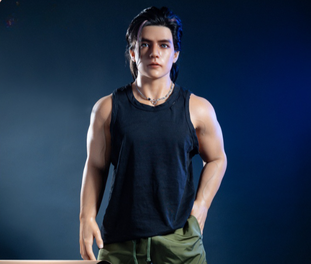 177cm Mixed Race Muscular Male Sex Doll - One Piece Non-Detachable