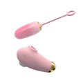 Pink version - Clitoral Suction Vibrator with Remote Wearable Egg Vibrator