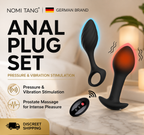 Remote Control Vibrating Anal Plug Set with Heating & Prostate Stimulation