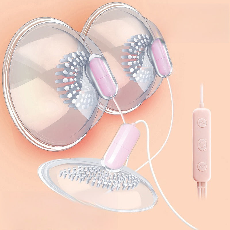 Breast & Clitoral Massager with Vibrating Egg