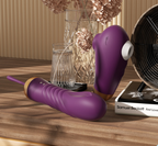 G-Spot Suction Vibrator Set with App-Controlled Bullet Vibrator