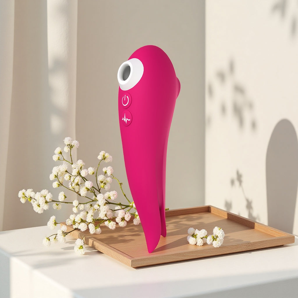 Mermaid Suction Vibrator with Tongue-Licking Stimulation