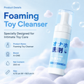 Foam Toy Cleaner 200ml specially designed for intimate toy care, complete with a foaming pump for easy use.