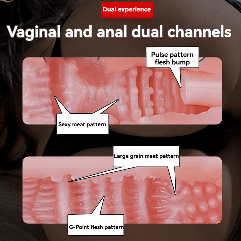 Realistic Butt Sex Doll shown with storage recommendations. After use, the doll can be stored in a cool, dry place away from direct sunlight to maintain the TPE material's softness and longevity.