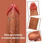 Liquid silicone, soft and gentle on the skin-8.5″ Realistic Remote Control Thrusting Dildo