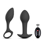 Remote Control Vibrating Anal Plug Set with Heating & Prostate Stimulation