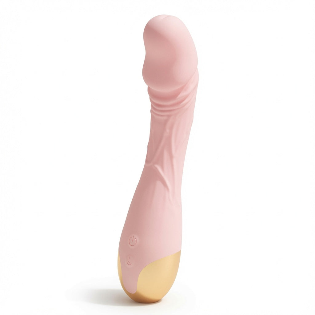 7 Inches Realistic Warm G-Spot Vibrator – 10 Vibration