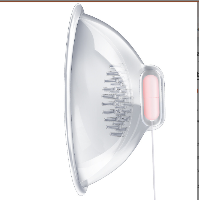 Breast Vibrator Nipple Stimulator showing a clear, ergonomic design with a remote for relaxation and intimacy.