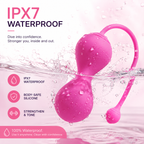 APP Kegel Balls for Postpartum Pelvic Floor feature waterproof design and body-safe silicone for comfort.