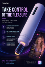 Male masturbator feature overview with automatic motion heating vibration and app control
