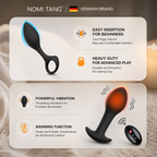 Remote Control Vibrating Anal Plug Set with Heating & Prostate Stimulation