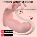 Butterfly Wearable Remote Internal Egg Vibrator with G-Spot and clitoral stimulation features.