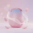 Pink Blue Rose Heated Tongue Clit Vibrator with petals and bubbles, showcasing the unique design for external use.
