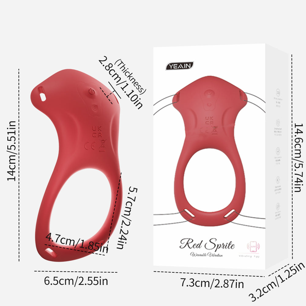 2-in-1 App-Controlled Panty Vibrator & Cock Ring for Couples