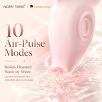 Compact Snail Air Pulse Suction Clitoral Vibrator