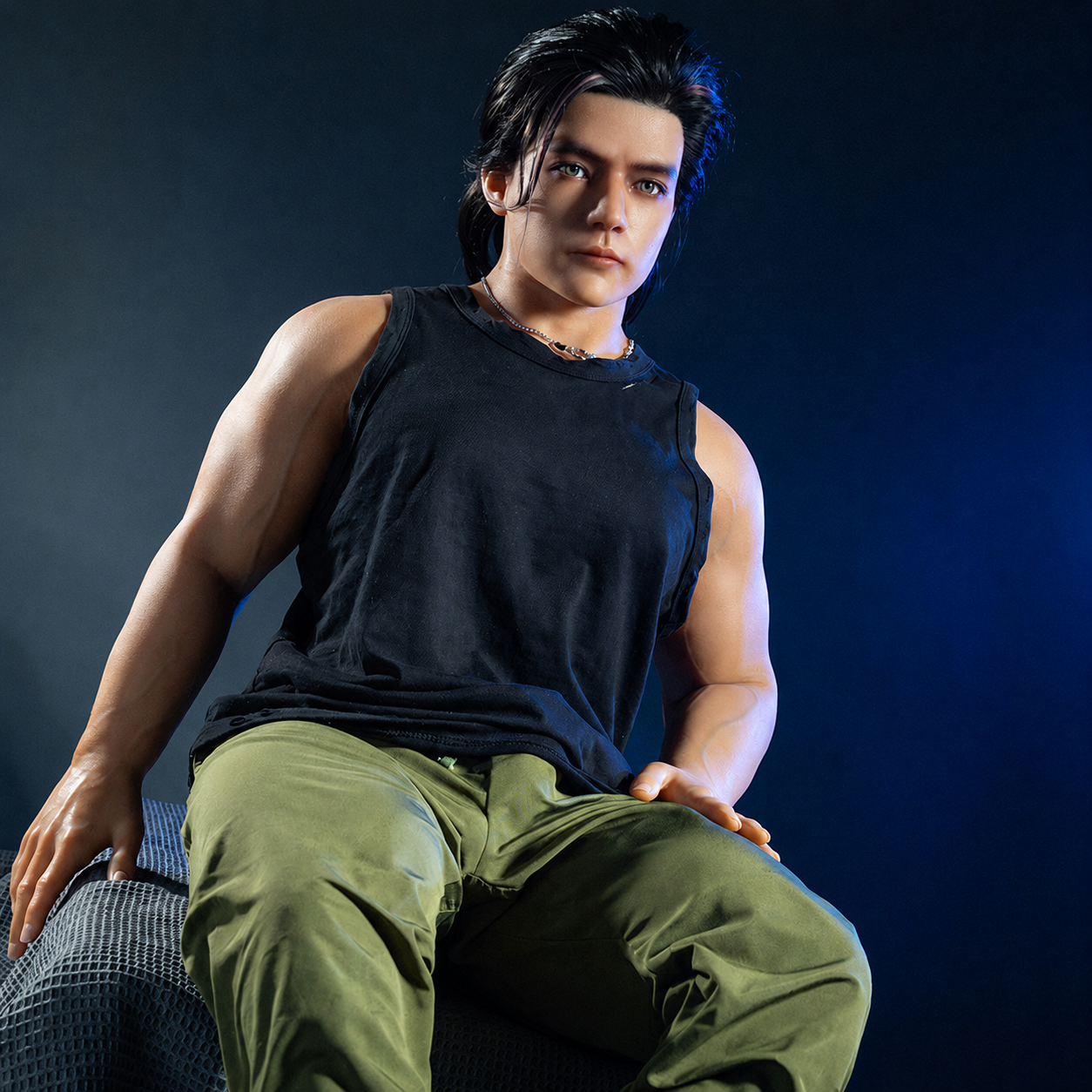 177cm Mixed Race Muscular Male Sex Doll - One Piece Non-Detachable