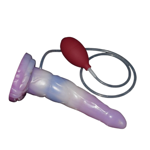 Squirting Realistic Dildo with Air Pump - Silicone Ejaculating Toy