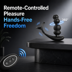 360° Rotating Prostate Massager & Vibrating Anal Plug