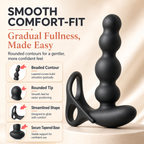 360° Rotating Prostate Massager & Vibrating Anal Plug