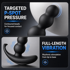 360° Rotating Prostate Massager & Vibrating Anal Plug