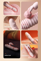 Extendable Warm G-spot Rabbit Vibrator- Dual Motors