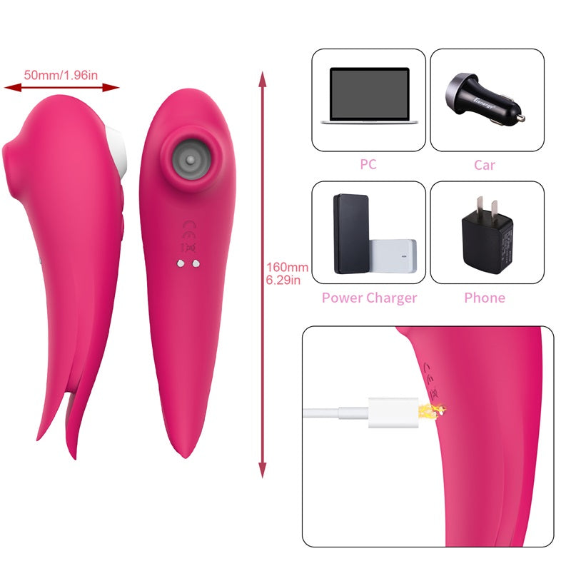  Mermaid-shaped suction vibrator detailed structure introduction