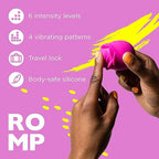Rose Vibrator for Women features 6 intensity levels, 4 vibrating patterns, travel lock, and body-safe silicone.