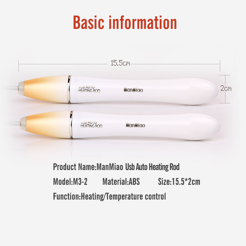 USB Sex Doll & Masturbator Heating Rod - Auto Temp Control