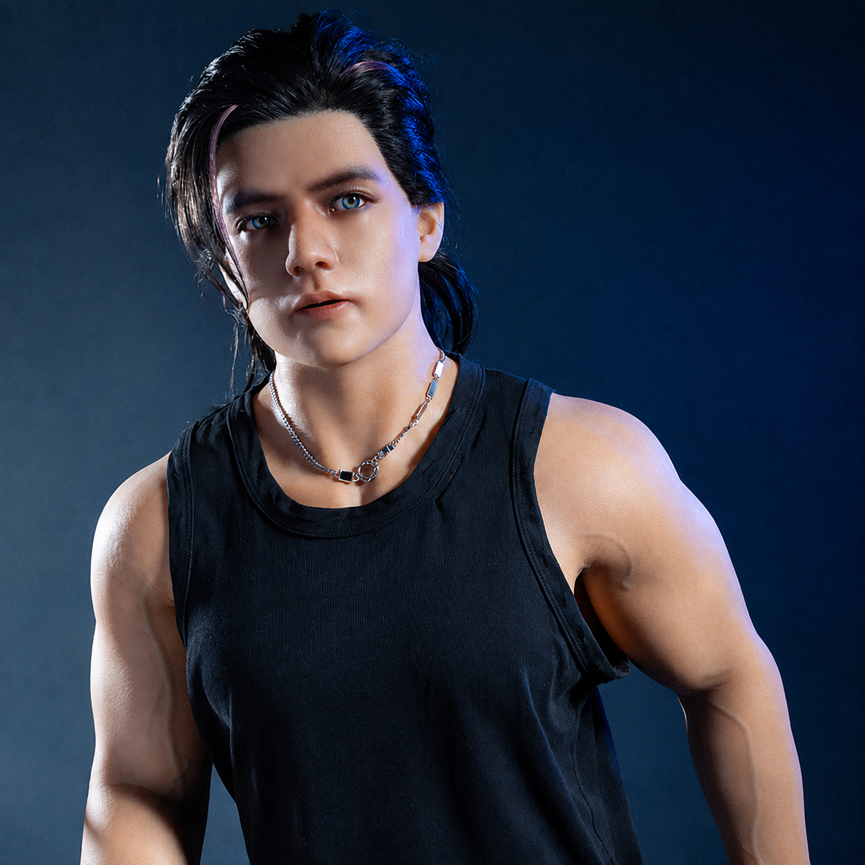 177cm Mixed Race Muscular Male Sex Doll - One Piece Non-Detachable
