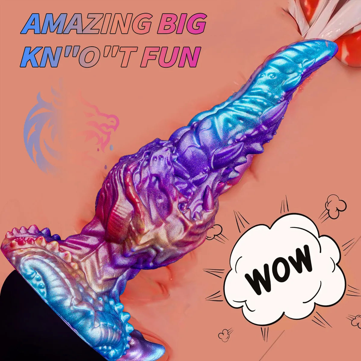 Alien Monster Silicone Realistic Dildo - Sex Toy