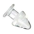 Giant Head Glass Anal Plug for Anal Training  Dilation for men:size M detail