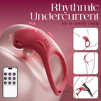 2-in-1 App-Controlled Panty Vibrator & Cock Ring for Couples