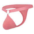 Men’s Low-Rise Mesh Thong -pink