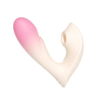 App Controlled Thrusting Wearable Vibrator in pink-white ombre design, perfect for enhancing intimate experiences.