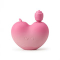APP Heart Suction Vibrator with Tongue Licking