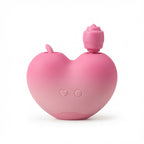 APP Heart Suction Vibrator with Tongue Licking