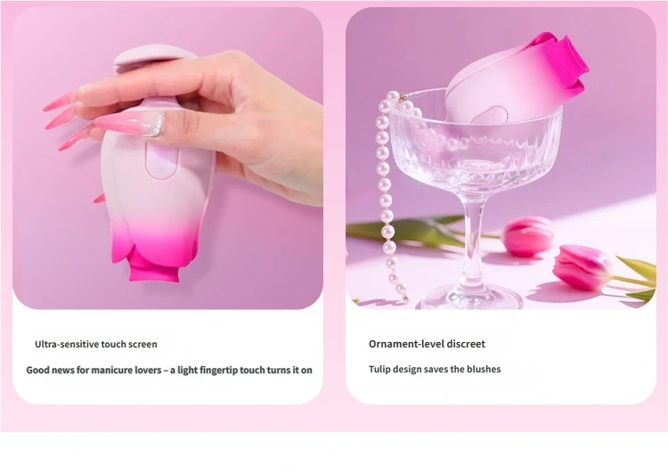 Tulip 10 Lick IPX7 Silicone Bio Tongue FastChg 120M TouchCtrl