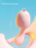 Mushroom Warm Suction Vibrator-G-Spot Massage