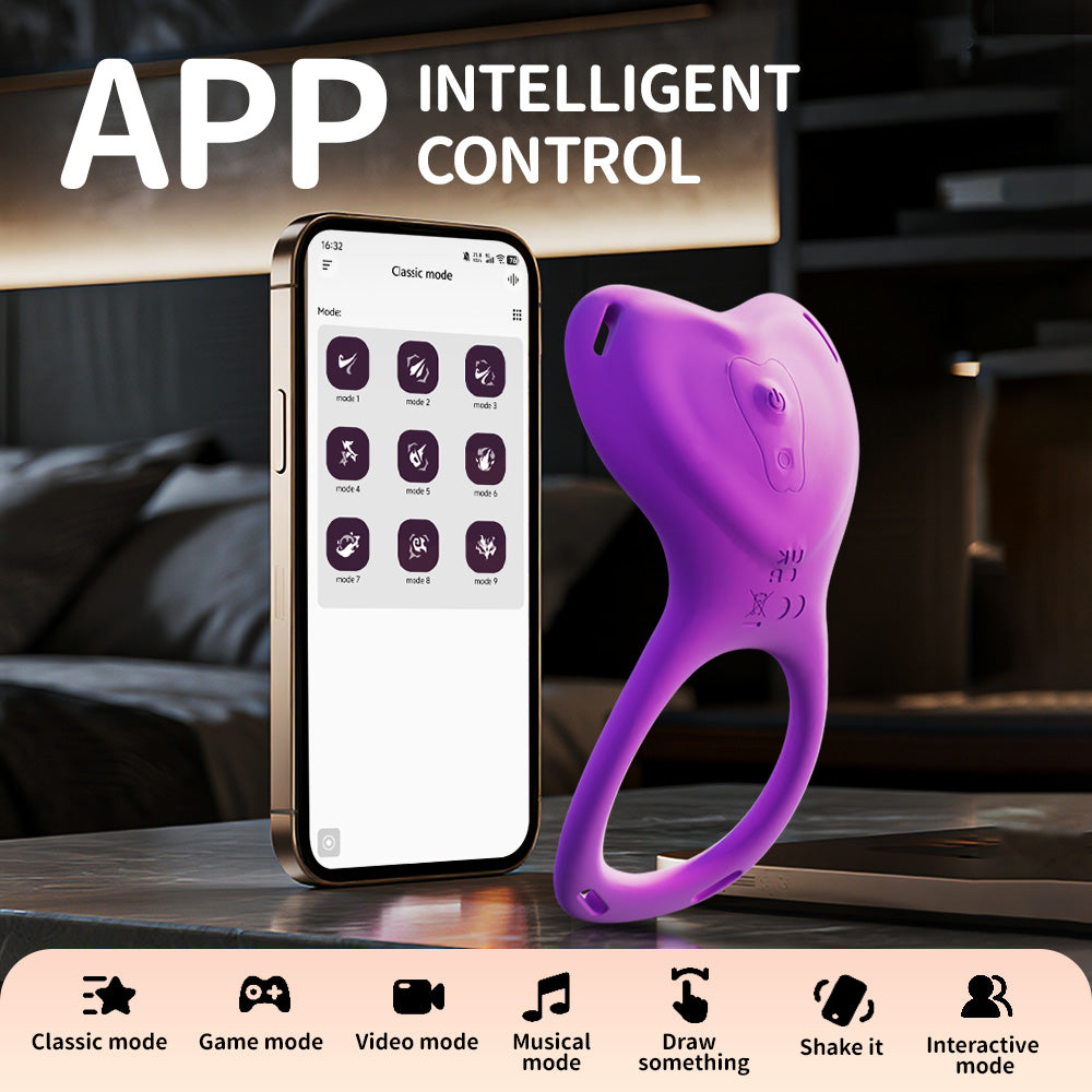 2-in-1 Wearable Panty Vibrator & Cock Ring with App Control