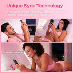 Melody Wearable G Spot Vibrator showcasing unique  technology for long-distance connection.