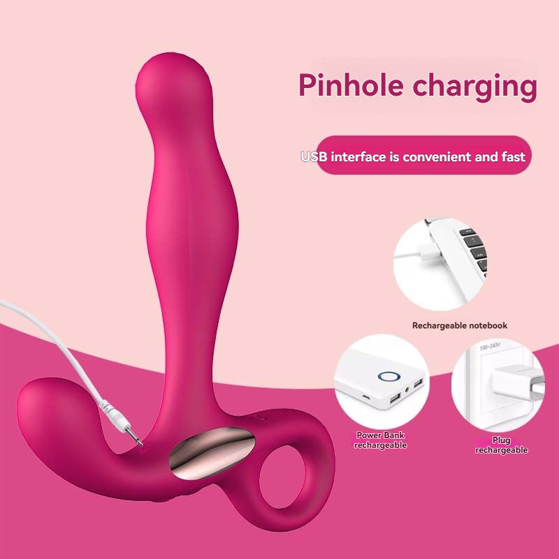 Vibrating silicone anal plugs with pinhole charging and USB interface for convenient recharging.