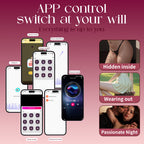 2-in-1 App-Controlled Panty Vibrator & Cock Ring for Couples