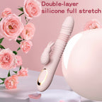 Extendable Warm G-spot Rabbit Vibrator- Dual Motors