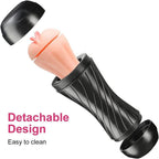 Double-Ended Pocket Pussy Stimulator-DetachableDesign Easy to clean