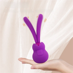 Low-Noise Mini Rabbit Ear Vibrator - 9 Vibration Modes