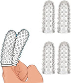 Textured Finger Sleeves for G-Spot Massage for Couples 2pcs