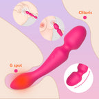 Gameplay-Insertable Wand Vibrator with Dual Motors