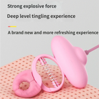 Teasing Kit - Vibrating Nipple Clamps and Remote Control Collar-Powerful burst vibration fordeep, numbing experience