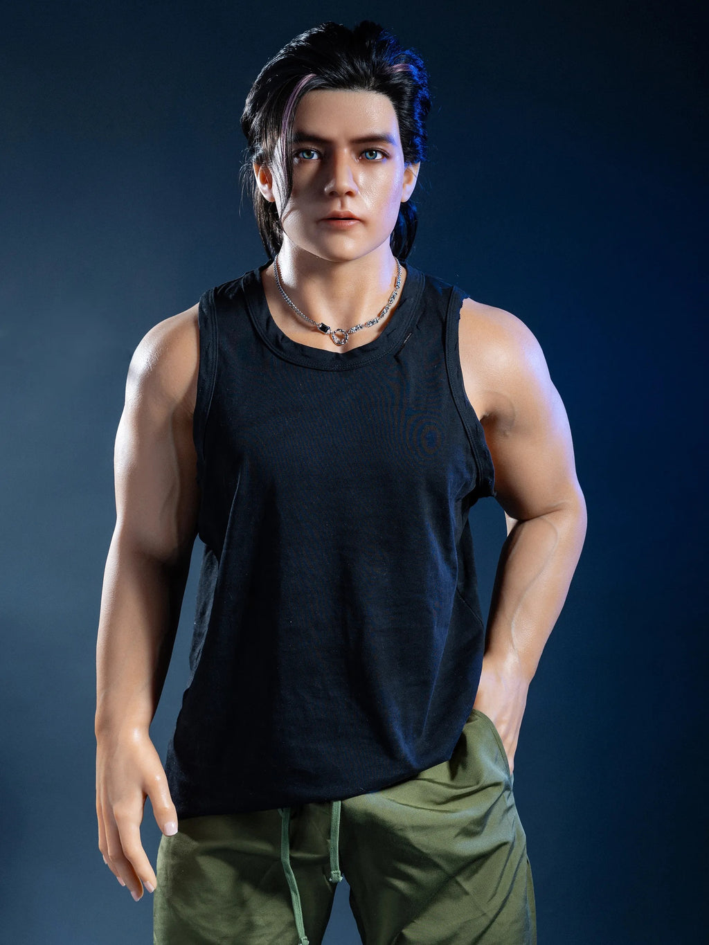 177cm Mixed Race Muscular Male Sex Doll - One Piece Non-Detachable