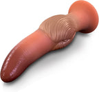 11.8" XL Silicone Fantasy Knot Dildo, 3.25" Suction Base
